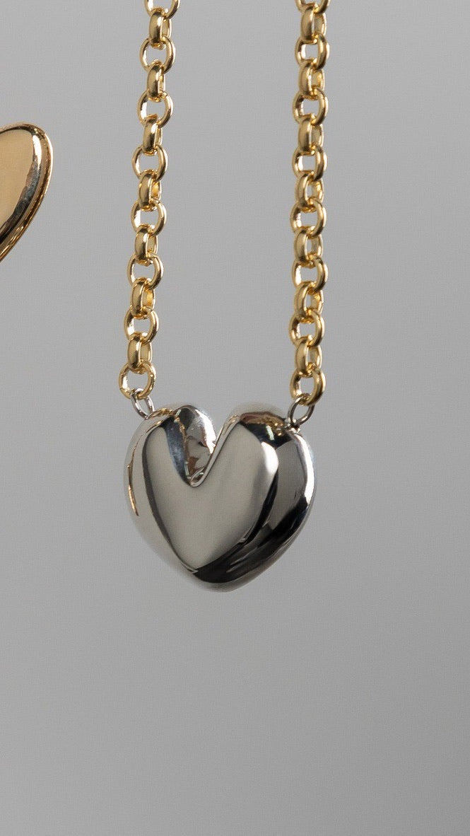 Puffy Heart Necklace