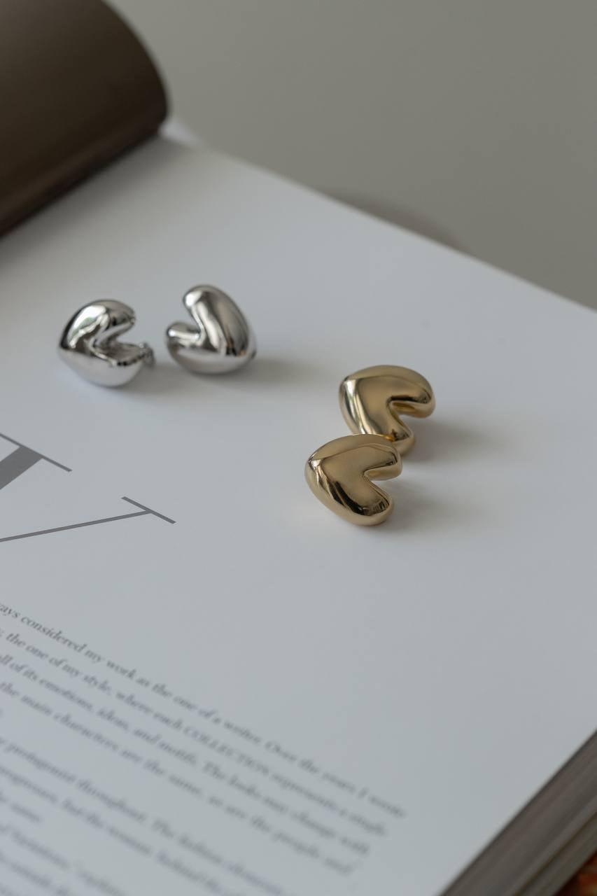 Puffy Heart Earrings
